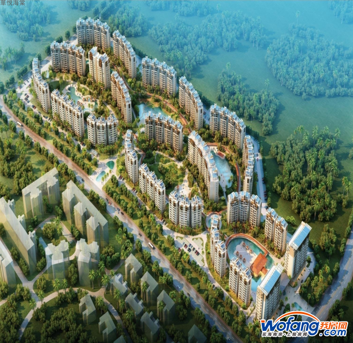 华悦海棠鸟瞰图