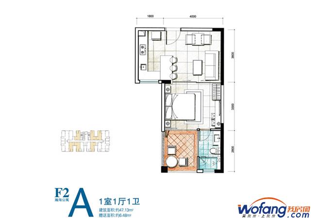 三亚翠屏·凤凰水城户型图信息页面-我房三亚旅居网