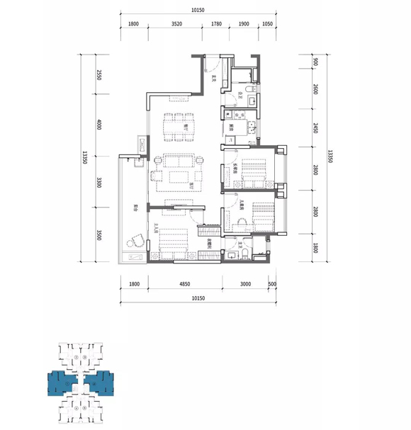 雅居乐星光城户型图